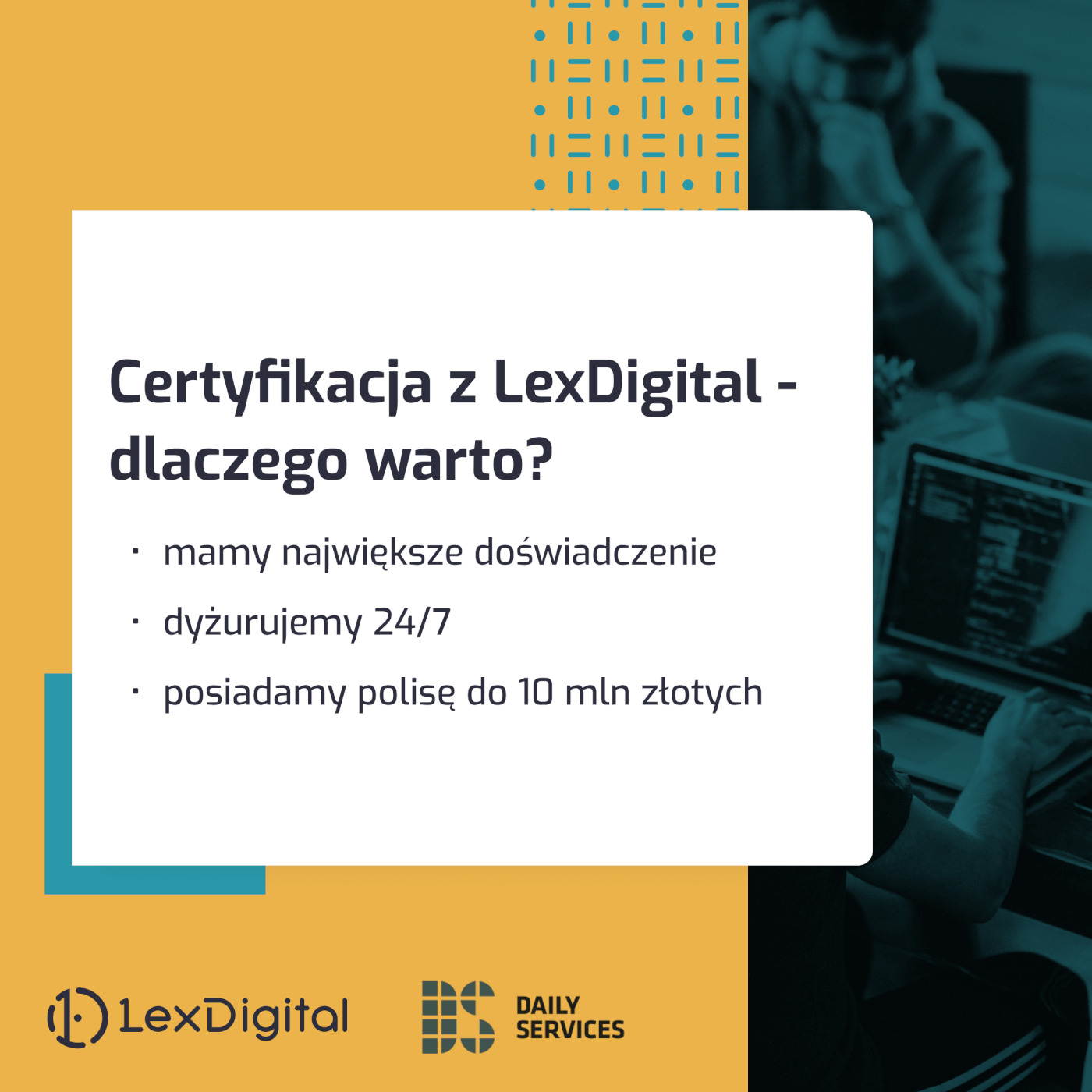 Certyfikacja ISO z Lex Digital.